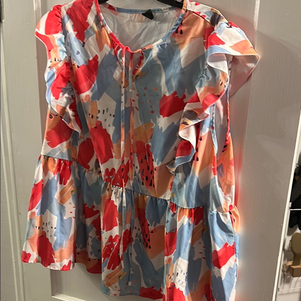 NWOT Shein Curve Multicolor Blouse